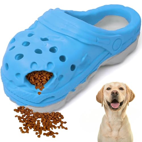 LapDog Lustiges Kauspielzeug für Hunde, langlebig, Leckerli-Halter, stimulierend für mittelgroße bis große Hunde, Blau, Größe L von LapDog