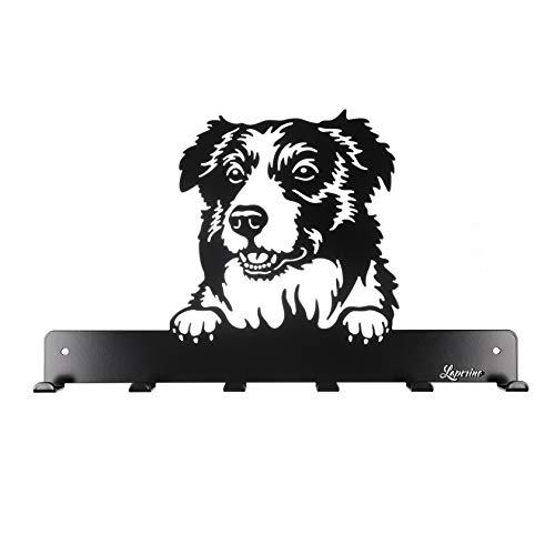 Laperino *Collie *Schicke und praktische Hundegarderobe XL 450mm Breit - Leinengarderobe (Collie) von Laperino