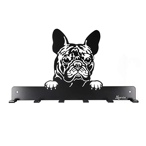 Laperino Schicke und praktische Hundegarderobe * Französische Bulldogge * XL 450mm Breit - Leinenhalter von Laperino