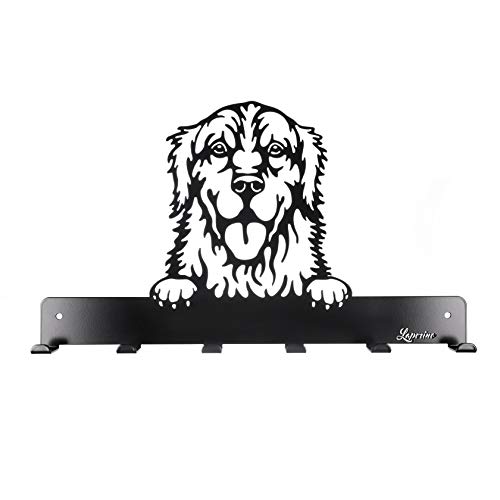Laperino Schicke und praktische Hundegarderobe * Golden Retriever * im Hundedesign XL 450mm Breit-Leinenhalter von Laperino