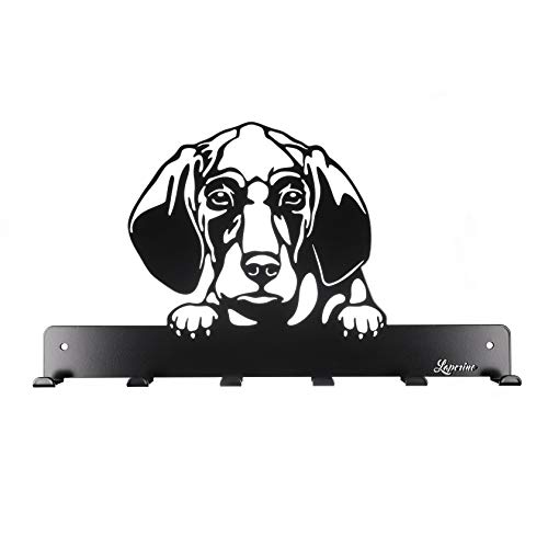 Laperino Schicke und praktische Hundegarderobe * Weimaraner * im Hundedesign XL 450mm Breit-Leinenhalter von Laperino