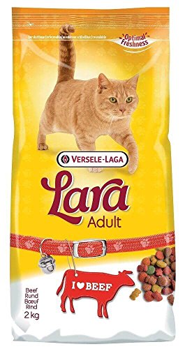 Katzenfutter Lara Adult Rind 2kg + 1 Tragetasche gratis von Versele-Laga