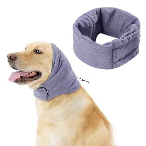 Hund Snood Ohrenschützer, Verbessert Hunde Ohrenschützer Ohrenschutz Winter Hunde Gehörschutz mit elastischer Schnur Welpe Ohrenwärmer Haustier Lärmschutz mit Verstellbarem für Pflege, Baden (Lila) Hund Snood Ohrenschützer, Verbessert Hunde Ohrenschützer Ohrenschutz Winter Hunde Gehörschutz mit elastischer Schnur Welpe Ohrenwärmer Haustier Lärmschutz mit Verstellbarem für Pflege, Baden (Lila) von Larfraecy