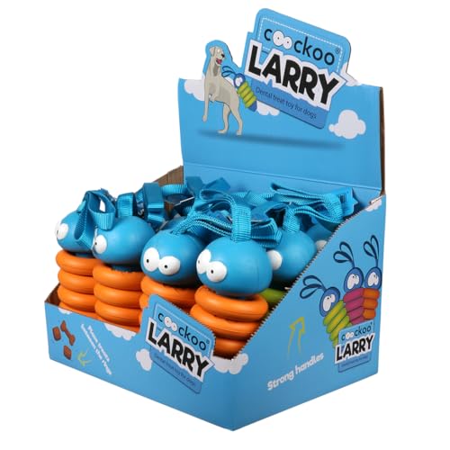 Coockoo Larry Robustes Hundespielzeug 18 cm schwer farbl. Sortiert für Hunde von COOCKOO