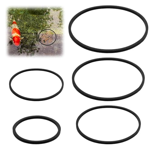 Fischfütterungsring, 5 Größen wiederverwendbarer Aquarium-Futterring schwarz waschbar Aquarium schwimmende Pflanze Corral zum Halten von schwimmenden Pflanzen an Ort und Stelle Fischfütterungsring, 5 Größen wiederverwendbarer Aquarium-Futterring schwarz waschbar Aquarium schwimmende Pflanze Corral zum Halten von schwimmenden Pflanzen an Ort und Stelle von Larrel
