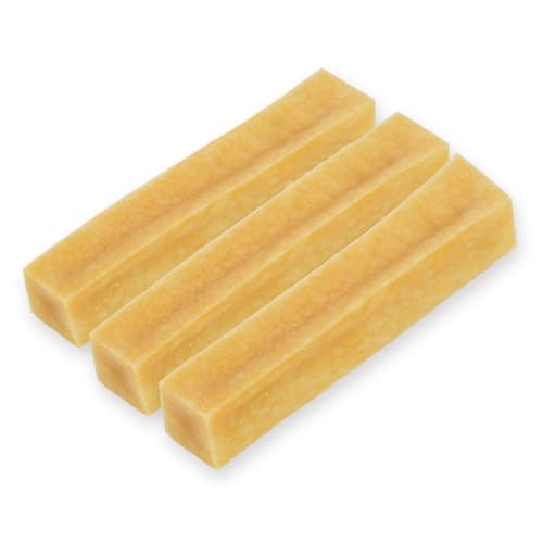 Larsson | Kaukäse für Hunde Yaky - L - 3er Pack - Hunde Kaustange Käse Kauknochen für Hunde - 100% NATÜRLICH - sehr schmackhaft (Größe L - je 80-100g, 3er-Pack) von Larsson