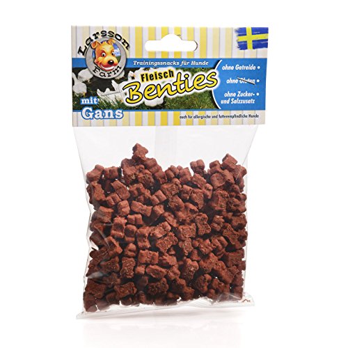 Larsson | Fleisch-BENTIES Kauartikel - Fleisch-Gans Hunde Snack Leckerlie 150gr Larsson | Fleisch-BENTIES Kauartikel - Fleisch-Gans Hunde Snack Leckerlie 150gr von Larsson