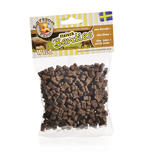 Larsson | Fleisch-BENTIES Kauartikel - Fleisch-WILD Hunde Snack Leckerlie 150gr Larsson | Fleisch-BENTIES Kauartikel - Fleisch-WILD Hunde Snack Leckerlie 150gr von Larsson