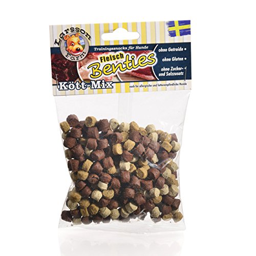 Larsson | Fleisch-BENTIES Kauartikel - Kött-Mix Hunde Snack Leckerlie 150gr von Larsson