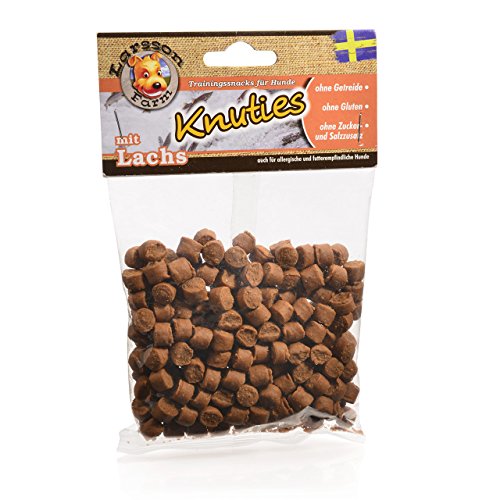 Larsson | KNUTIES Kauartikel - Kartoffel-LACHS Hunde Snack Leckerlie 150gr Larsson | KNUTIES Kauartikel - Kartoffel-LACHS Hunde Snack Leckerlie 150gr von Larsson