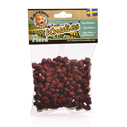 Larsson | KNUTIES Kauartikel - Kartoffel-Pferd Hunde Snack Leckerlie 150gr von Larsson
