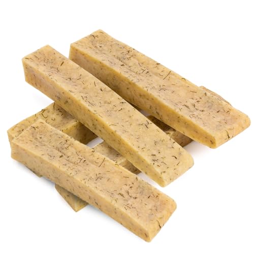 Larsson | ZIGY Kaukäse Dillkraut Kaustange Kauknochen für Hunde, Größe L (3er Set), Kausnack für Hunde, Naturprodukt aus der EU | 3 x 80-100 g von Larsson