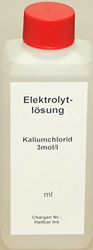 Lasama KCL Kaliumchlorid 3mol/l 500 ml Aufbewahrungslösung Elektrolytlösung Pufferlösung Eichlösung Kalibrierlösung Lasama KCL Kaliumchlorid 3mol/l 500 ml Aufbewahrungslösung Elektrolytlösung Pufferlösung Eichlösung Kalibrierlösung von Lasama