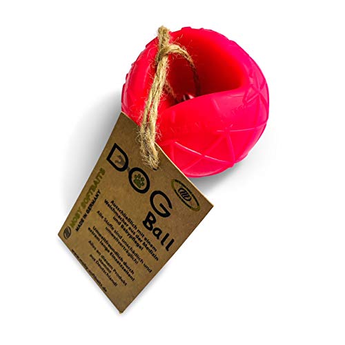 Lasama Moby Dog Ball frei von giftigen Weichmachern und giftigen Inhaltsstoffen Hundeball (Leuchtpink) von Lasama