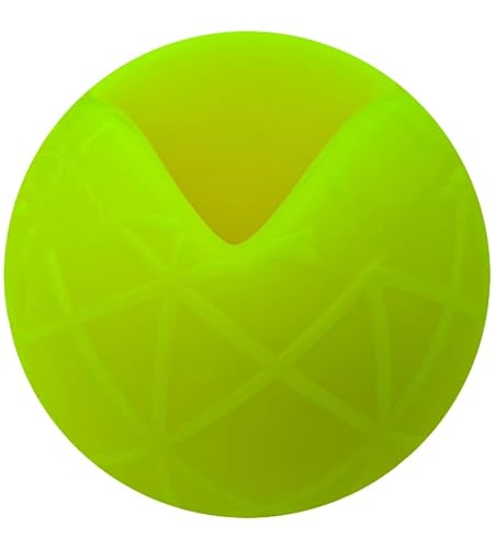 Lasama Moby Dog Ball frei von giftigen Weichmachern und giftigen Inhaltsstoffen Hundeball (Neon Gelb) von Lasama