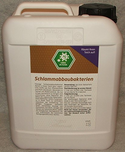 Schlammabbaubakterien 5 Liter Koiteich Teichbakterien Teich Schlammabbaubakterien 5 Liter Koiteich Teichbakterien Teich von Lasama