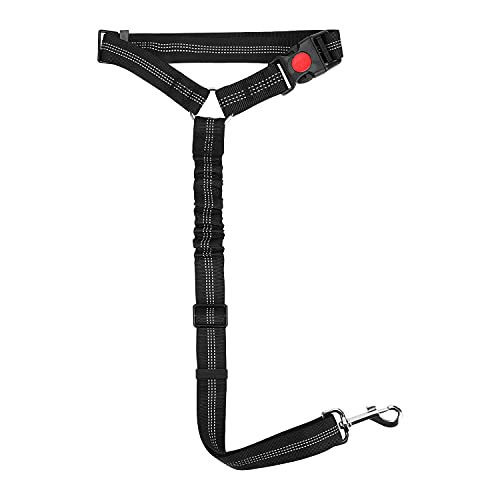 elloLife Hunde-Sicherheitsgurte für Auto, 2-in-1 Kopfstütze, Sicherheitsgurt für Welpen, verstellbar, für Hunde, Katzen, Haustiere, Schwarz elloLife Hunde-Sicherheitsgurte für Auto, 2-in-1 Kopfstütze, Sicherheitsgurt für Welpen, verstellbar, für Hunde, Katzen, Haustiere, Schwarz von LauCentral