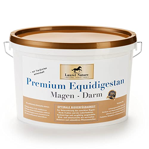 Laurel Nature Premium Equidigestan/Magen Darm Pellets Pferd 3kg/natürliche Unterstützung der Verdauung/Magen Kräuter/Darmsanierung/Leberkur von Laurel Nature