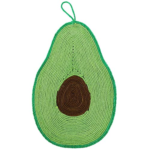 Kratzmatte für Katzen, natürliches Sisal, zum Aufhängen, groß, 45–50 cm, Avocado Kratzmatte für Katzen, natürliches Sisal, zum Aufhängen, groß, 45–50 cm, Avocado von Laurel & Mason