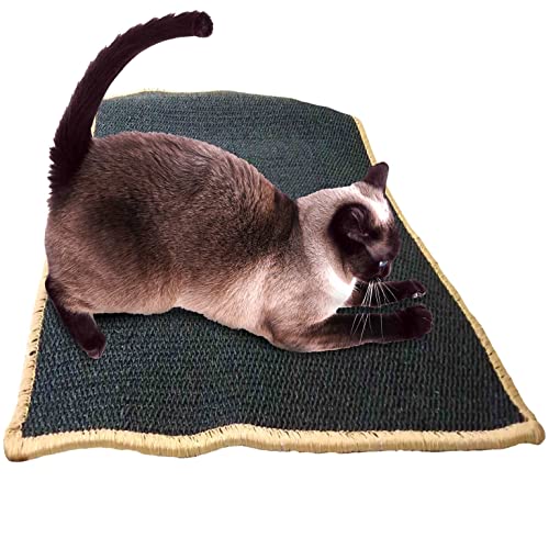 Sisal Katzen Sofaschoner 60cm dunkelgrau - Kratzfester Bezug für Möbel von Laurel & Mason