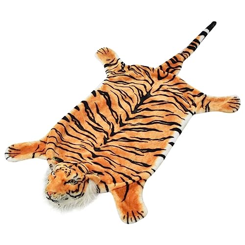 Lauuoeriau Haus und Garten, Dekoration, Teppiche, Tiger-Teppich, Plüsch, 144 cm, Braun Lauuoeriau Haus und Garten, Dekoration, Teppiche, Tiger-Teppich, Plüsch, 144 cm, Braun von Lauuoeriau