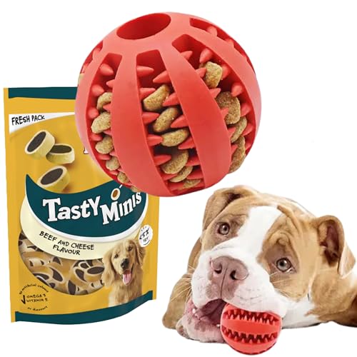 Lavarion Leckerli-Spielzeug-Set für Hunde, Größe M, für große Hunde, langlebiger Leckerli-Spender, Ball funktioniert mit leckeren Bissen, Käse und Rind, 140 g – Trainingsspielzeug-Set Lavarion Leckerli-Spielzeug-Set für Hunde, Größe M, für große Hunde, langlebiger Leckerli-Spender, Ball funktioniert mit leckeren Bissen, Käse und Rind, 140 g – Trainingsspielzeug-Set von Lavarion