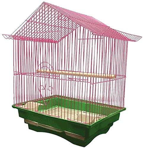 Vogelkäfig Reise Papageienkäfig, Geschenk für Vogelliebhaber Flugkäfig Vögel Sauberes Leben Vogelkäfig Ökonomische Kultur Vogelkäfig (Rosa) von Lavendre