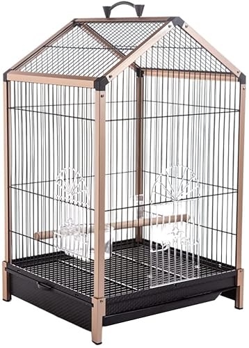 Vogelkäfig Reise Papageienkäfig, Geschenk für Vogelliebhaber Käfige Papageienkäfig Kleiner und Mittlerer Vogelkäfig Tragbarer Vogelkäfig aus Metall Vogelkäfig Reise Papageienkäfig, Geschenk für Vogelliebhaber Käfige Papageienkäfig Kleiner und Mittlerer Vogelkäfig Tragbarer Vogelkäfig aus Metall von Lavendre