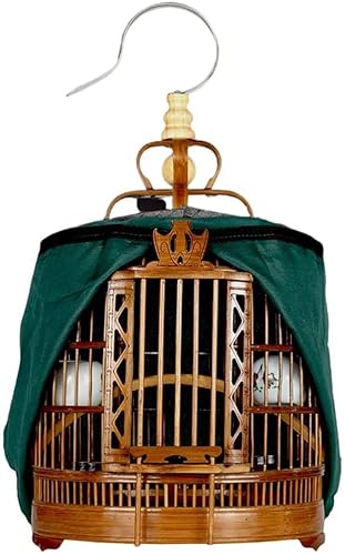 Vogelkäfig Reise Papageienkäfig, Geschenk für Vogelliebhaber Käfige klein Exquisit Geschnitzte Vogelreise Vogel Bambus Vogel von Lavendre
