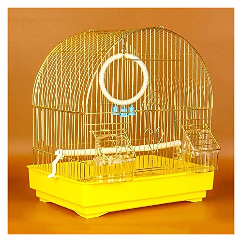 Vogelkäfig Reise Papageienkäfig, Geschenk für Vogelliebhaber Kleiner Vogelkäfig für Wellensittich Finch Lovebird Tragbarer Kleiner Vogel Reisekäfig (A) von Lavendre