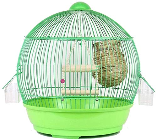 Vogelkäfig Reise Papageienkäfig, Geschenk für Vogelliebhaber Papageienkäfige für große Vögel und Bunte Vogelkäfige (grün c) von Lavendre