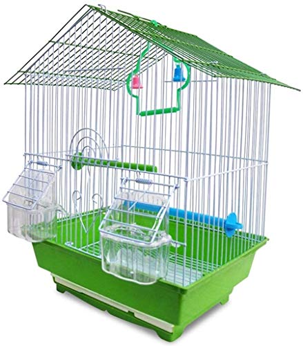 Vogelkäfig Reise-Papageienkäfig, Geschenk für Vogelliebhaber Papageienkäfige für mittelgroße Vögel, Haushalts-Vogelkäfig (Mehrfarbig) von Lavendre