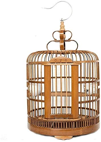 Vogelkäfig Reise Papageienkäfig, Geschenk für Vogelliebhaber Vogelhäuschen Bambus Vogelkäfig Kanarienvogelkäfig Heimtierbedarf Durchmesser 36cm Großer Vogelkäfig Vogelkäfig Reise Papageienkäfig, Geschenk für Vogelliebhaber Vogelhäuschen Bambus Vogelkäfig Kanarienvogelkäfig Heimtierbedarf Durchmesser 36cm Großer Vogelkäfig von Lavendre