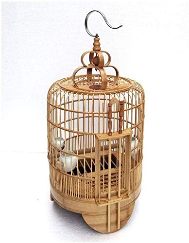 Vogelkäfig Reise Papageienkäfig, Geschenk für Vogelliebhaber Vogelhäuschen Drossel Vogelkäfig Doppelte Sicherheitstür Drossel Bambus Vogelkäfig Vogelkäfig Reise Papageienkäfig, Geschenk für Vogelliebhaber Vogelhäuschen Drossel Vogelkäfig Doppelte Sicherheitstür Drossel Bambus Vogelkäfig von Lavendre