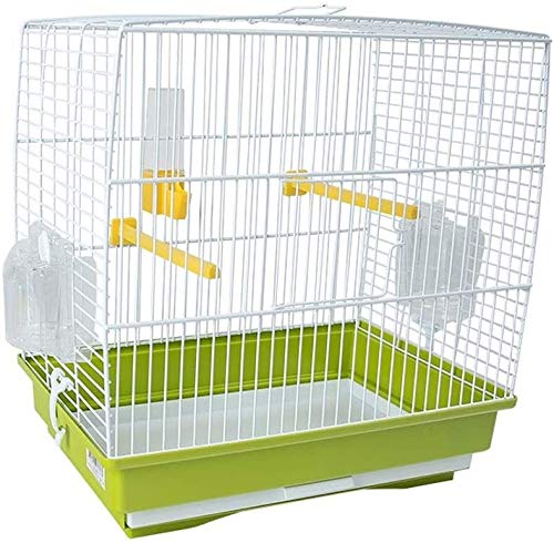 Vogelkäfig Reise Papageienkäfig, Geschenk für Vogelliebhaber Vogelhäuschen Edelstahl Vogelkäfig Großer Papageienkäfig (Grün) von Lavendre