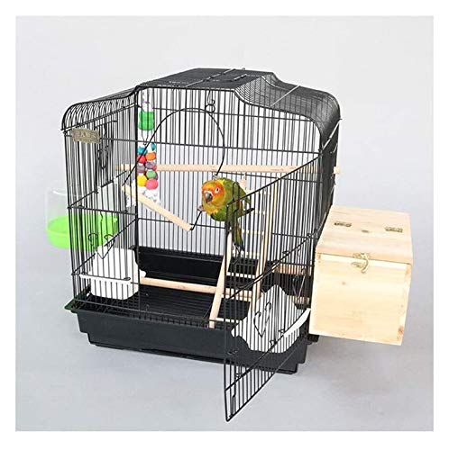 Vogelkäfig Reise-Papageienkäfig, Geschenk für Vogelliebhaber Vogelhäuschen Tragbarer Vogel-Reisekäfig Haustierhaus Großer Metall-Vogelkäfig (B) von Lavendre