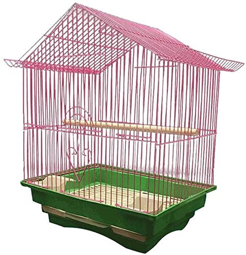 Vogelkäfig Reise Papageienkäfig, Geschenk für Vogelliebhaber Vogelhäuschen Vögel Sauberes Leben Vogelkäfig (Rosa) von Lavendre