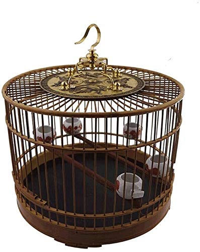 Vogelkäfig Reise Papageienkäfig, Geschenk für Vogelliebhaber Vogelhäuschen Vogelkäfig aus Bambusmaterial Vogelkäfig Reise Papageienkäfig, Geschenk für Vogelliebhaber Vogelhäuschen Vogelkäfig aus Bambusmaterial von Lavendre