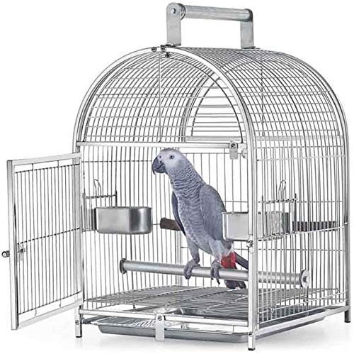 Vogelkäfig Reise Papageienkäfig, Geschenk für Vogelliebhaber Vogelkäfige Edelstahl Kleiner Fink Kanarienvogelkäfig Haustierheim, Tragbarer Kleiner Papageienkäfig Vogelkäfig Reise Papageienkäfig, Geschenk für Vogelliebhaber Vogelkäfige Edelstahl Kleiner Fink Kanarienvogelkäfig Haustierheim, Tragbarer Kleiner Papageienkäfig von Lavendre