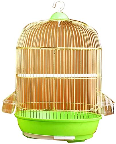 Vogelkäfig Reise-Papageienkäfig, Geschenk für Vogelliebhaber Vogelkäfige für Sittiche mit Ständer, erschwingliche dekorative Vogelkäfige (Grün b) von Lavendre