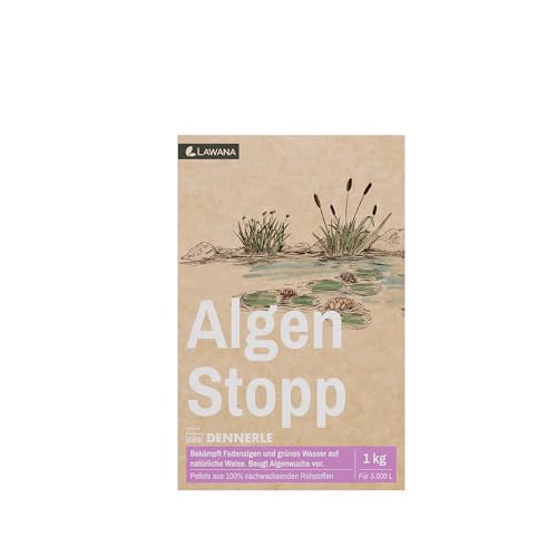 Lawana Algen Stopp, 1 kg - Bekämpft Fadenalgen und grünes Wasser auf natürliche Weise. Beugt Algenwuchs vor. von Lawana