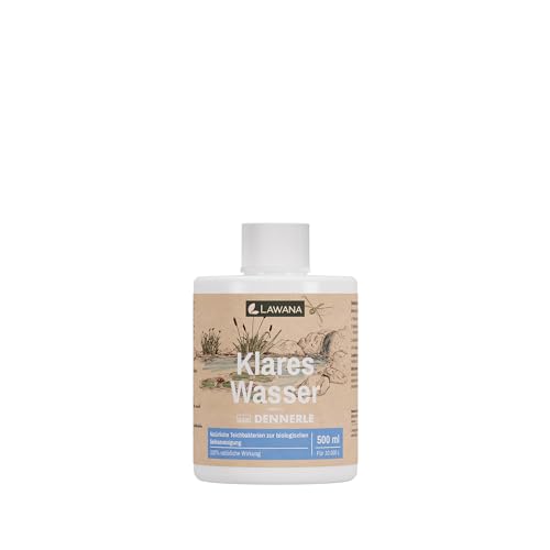 Lawana Klares Wasser, 500 ml - Natürliche Teichbakterien zur biologischen Selbstreinigung von Lawana