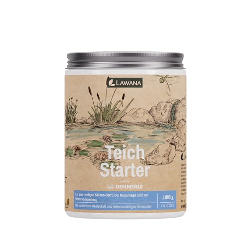 Lawana Teich Starter, 1 kg - Für den richtigen Saison-Start, bei Neuanlage und zur Wintervorbereitung von Lawana