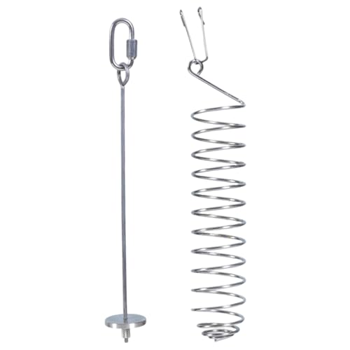 2pcs Rattenanreicherung Spielzeug Edelstahl Ratte Futtersuche Spielzeugvogel -Käfig -Lebensmittelhalter für Obstgemüse Halter Fancy Mäuse Käfigzubehör Puzzle Spielzeug Hanging Nagetier von Lawnrden