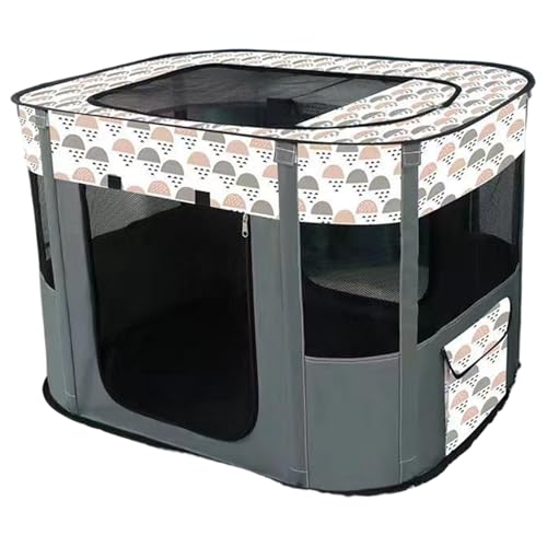 Cat Playpen, 28x22x18 faltbar atmungsable Oxford -Stoffkatze mit Roll -Up -Tür und Tasche, kratzfestes Hundestift für Innenräume im Freien, |.Welpe Cat Playpen, 28x22x18 faltbar atmungsable Oxford -Stoffkatze mit Roll -Up -Tür und Tasche, kratzfestes Hundestift für Innenräume im Freien, |.Welpe von Lawnrden