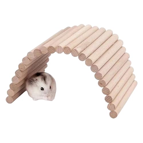 Hamsterkletterspielzeug, 26, 4 x 7, 9 Zoll Holzbogenhamster Leiter, perfekt für Mäuse, Rennmäuse, kleine Tiere, Spielzeug von Lawnrden