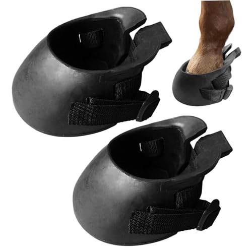 Hufstiefel, 1 Paar Pferd Hufstiefel für Pferde, Gummischutz für die Wundbewirtschaftung, Laminitis, Abszess, Pferdekleidung, M. Hufstiefel, 1 Paar Pferd Hufstiefel für Pferde, Gummischutz für die Wundbewirtschaftung, Laminitis, Abszess, Pferdekleidung, M. von Lawnrden