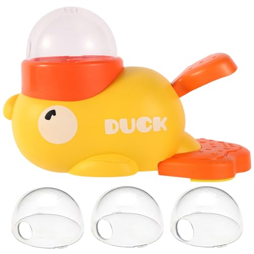 Hundespielspielzeug, Enten-förmiges interaktives Hundefutterspielzeug mit 3 Getreideabdeckungen, leicht zu reinigendem Haustier-Behandlungsspender mit Nicht-Slip-Basis, |.Puzzle -Feeder für Hunde Hundespielspielzeug, Enten-förmiges interaktives Hundefutterspielzeug mit 3 Getreideabdeckungen, leicht zu reinigendem Haustier-Behandlungsspender mit Nicht-Slip-Basis, |.Puzzle -Feeder für Hunde von Lawnrden
