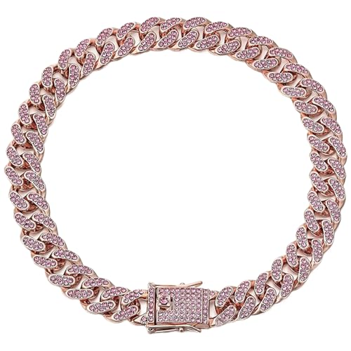 Hundetraining Choke -Kragen, Hundekettenkragen, Diamanthundkragen, Luxus -Bling -Hundehalsband, 12,5 mm weit delikat Hundetraining Choke -Kragen, Hundekettenkragen, Diamanthundkragen, Luxus -Bling -Hundehalsband, 12,5 mm weit delikat von Lawnrden