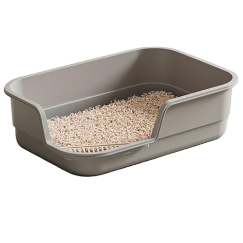 Kätzchen -Katzentoilette, Katzenstreubox, 19x14x5 Non -Stick -Katzenschale mit Schaufel Großer tragbarer Spritzer Beweis Niedriger Eingang Kätzchen Toilette für Zuhause Kätzchen -Katzentoilette, Katzenstreubox, 19x14x5 Non -Stick -Katzenschale mit Schaufel Großer tragbarer Spritzer Beweis Niedriger Eingang Kätzchen Toilette für Zuhause von Lawnrden